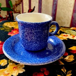 Quadrifoglio Ceramica Cup and Saucer